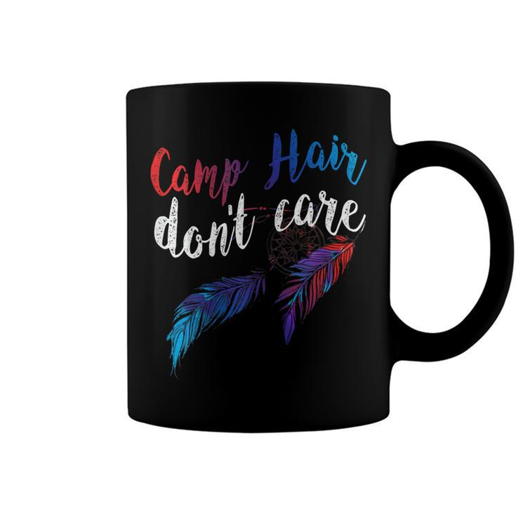 Womens Camp Hair Dont Care Tshirt Humorous Funny T Shirt Coffee Mug