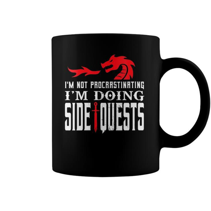 Womens Im Not Procrastinating Im Doing Side Quests Dungeons & Dragons Coffee Mug