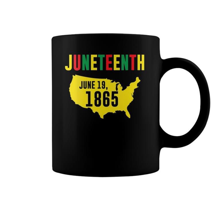 Womens Juneteenth June 19 1865 Black Pride History Black Freedom Coffee Mug