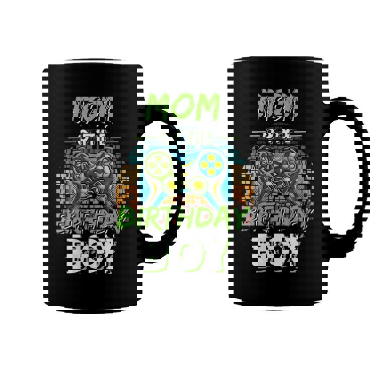 Womens Mom Of The Birthday Boy Matching Video Gamer Birthday Party  Coffee Mug