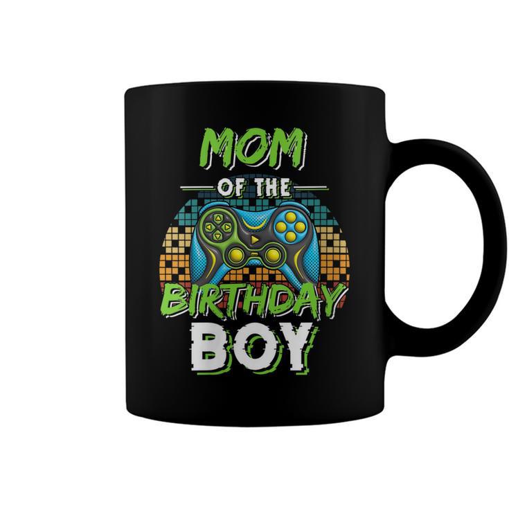 Womens Mom Of The Birthday Boy Matching Video Gamer Birthday Party Coffee Mug