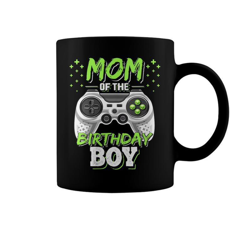 Womens Mom Of The Birthday Boy Matching Video Gamer Birthday Party  V4 Coffee Mug