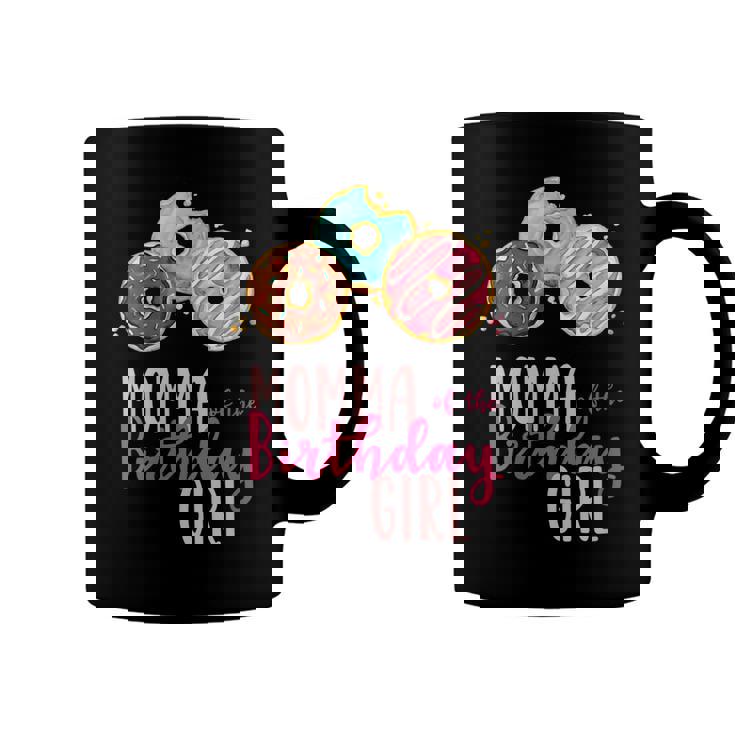 Womens Momma Of The Birthday Girl Donut Birthday Party Theme Family  Coffee Mug