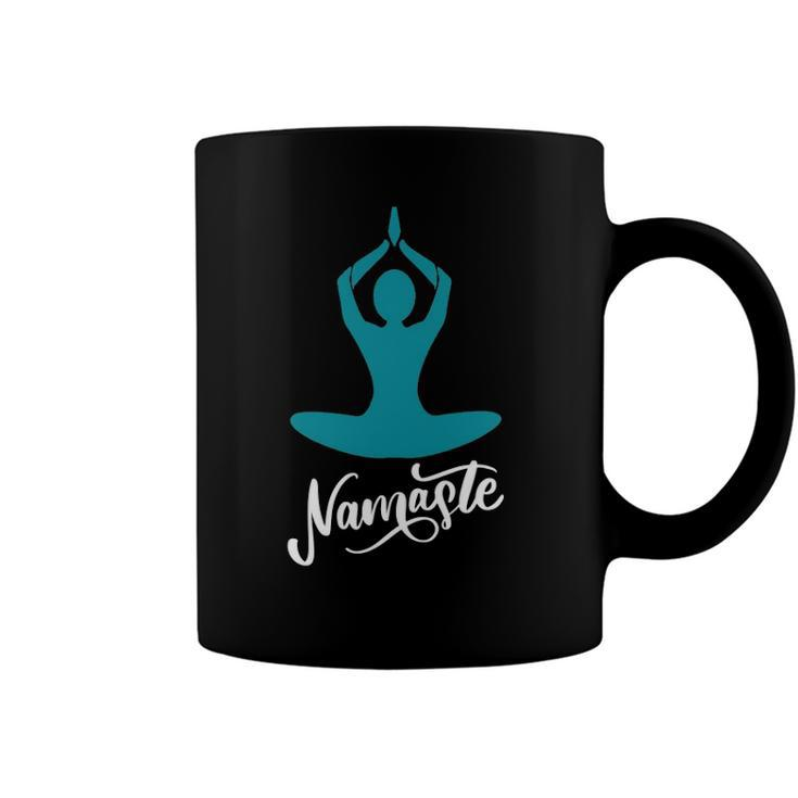 Yoga Namaste Lotus Position Graphic Yoga Position Cool Coffee Mug