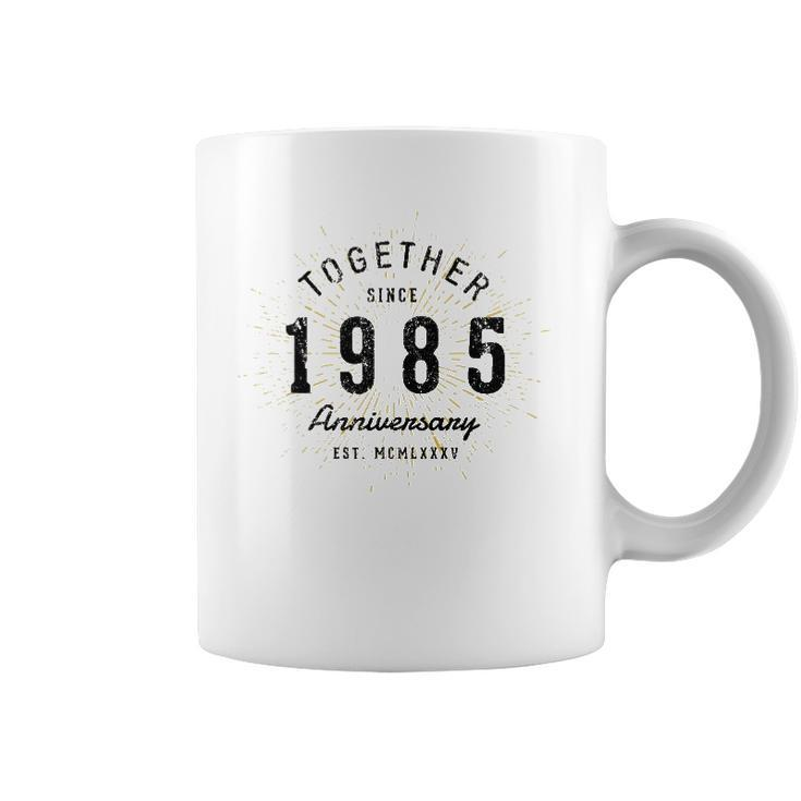 37Th Anniversary Together Since 1985 Gift Coffee Mug