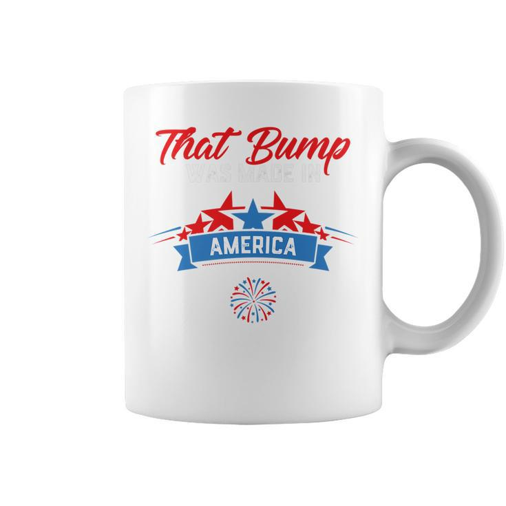 4Th Of July Pregnancy Announcement  For Dad To Be Men Coffee Mug