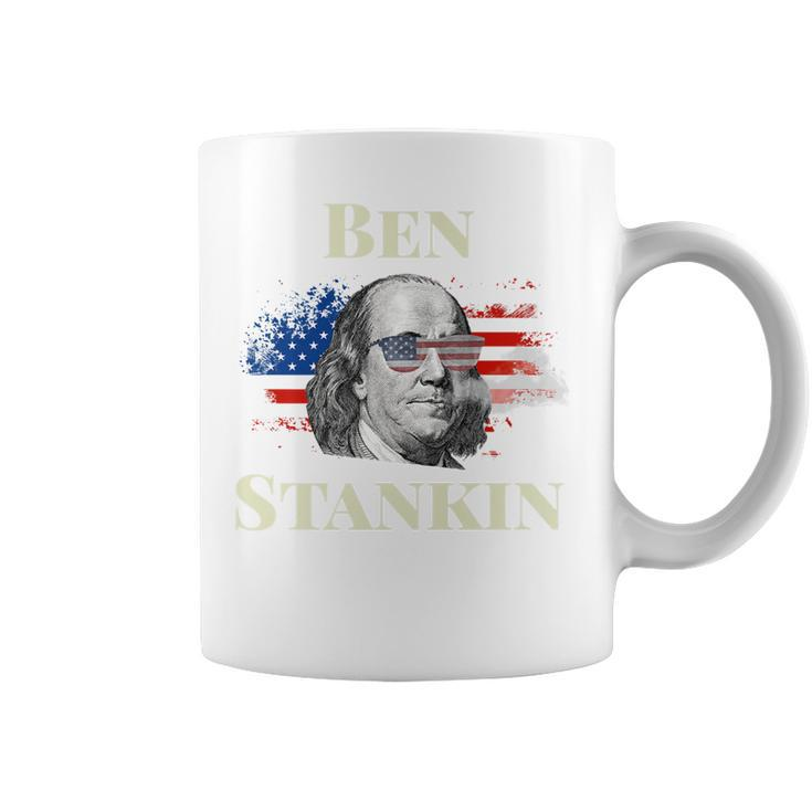 4Th Of July Stoner Gifts For Dad Boyfriend Men Ben Drankin   Coffee Mug