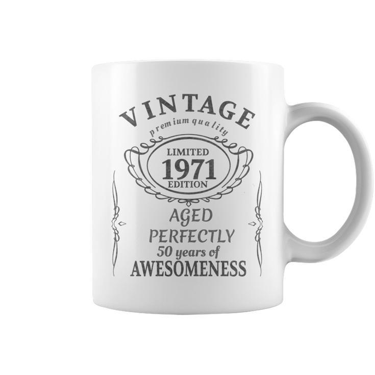 50 Year Old - Vintage 1971 - Fifty 50Th Birthday  Coffee Mug