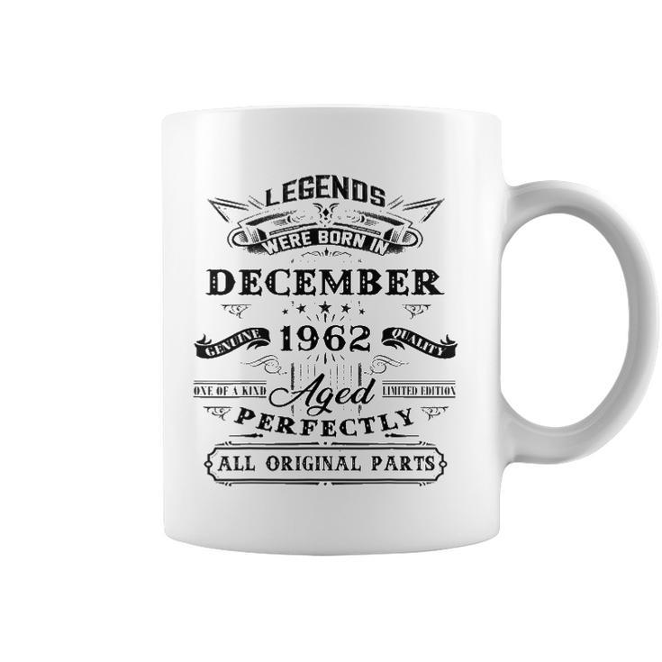 60Th Birthday Gift Legends Born In December 1962 60 Yrs Old Coffee Mug