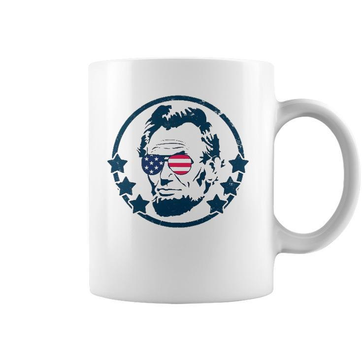 Abraham Lincoln 4Th Of July  Usa Tee Gift Coffee Mug