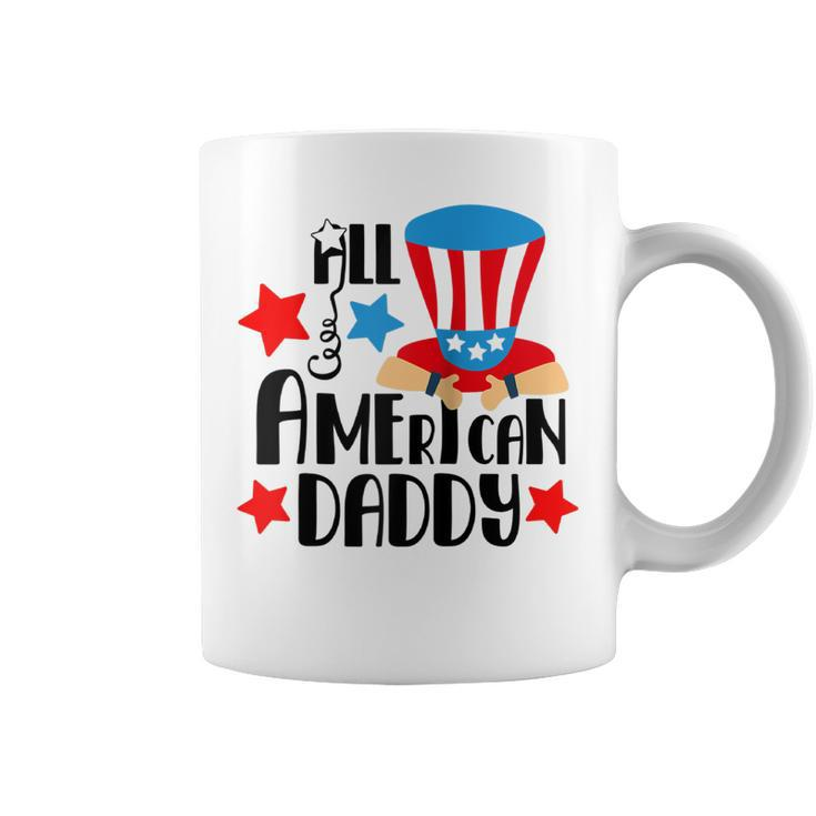 All American Daddy - 4Th Of July  For Dad  Coffee Mug