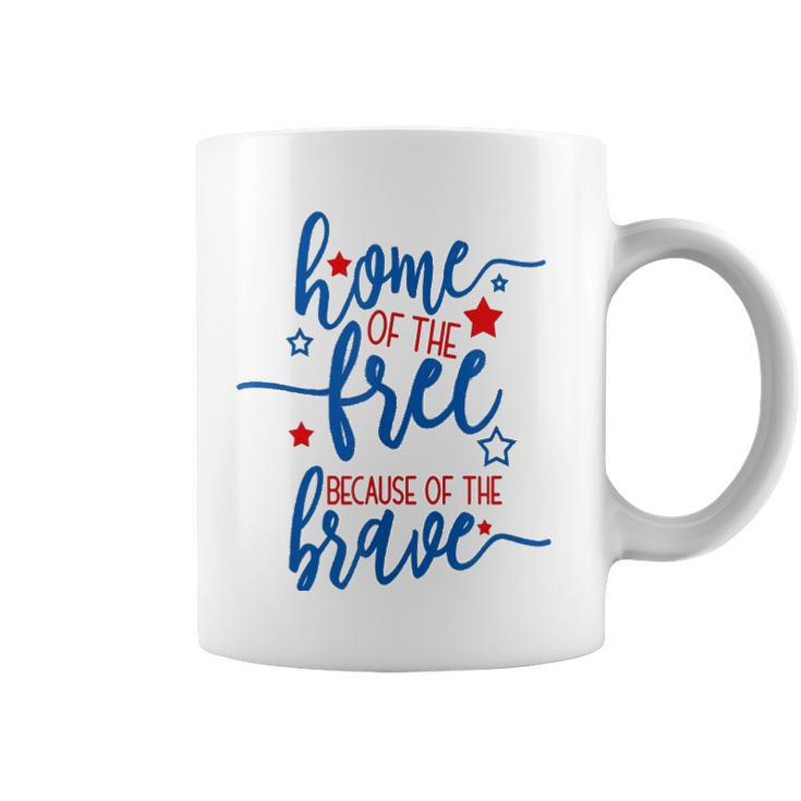America Home Of The Free Because Of The Brave Usa Coffee Mug