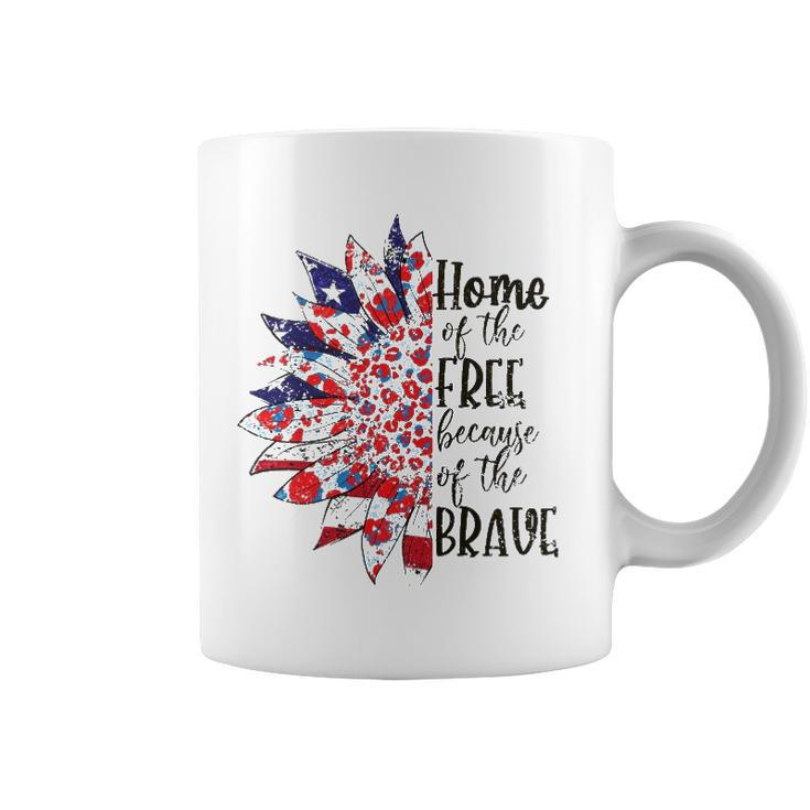 America The Home Of Free Because Of The Brave Plus Size Coffee Mug