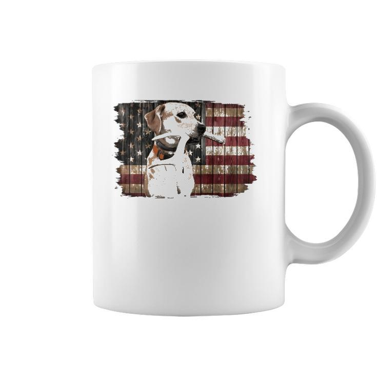 American Flag 4Th Of July Hunting Deer Coffee Mug