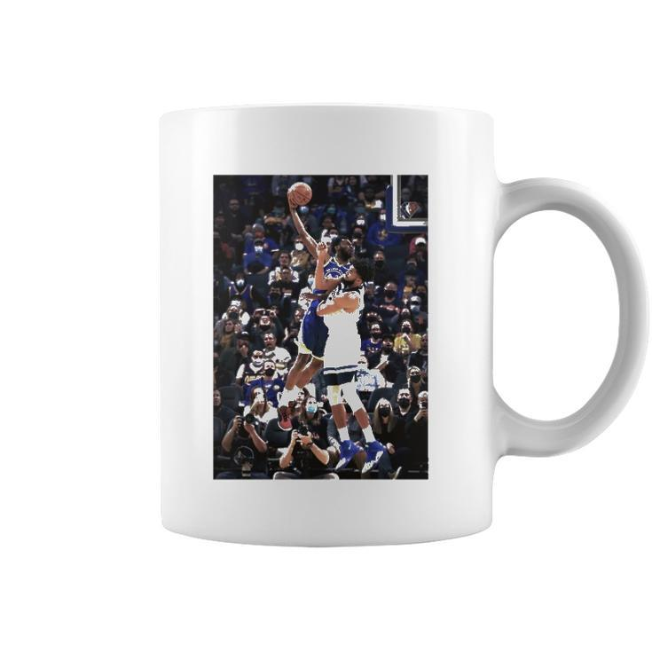 Andrew Wiggins Posterized Karl-Anthony Towns Basketball Lovers Gift Coffee Mug