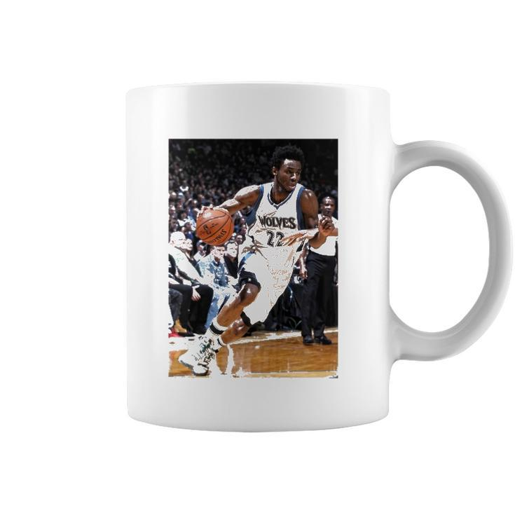 Andrew Wiggins Wolves 22 Cahier À Spirale Basketball Lovers Gift Coffee Mug