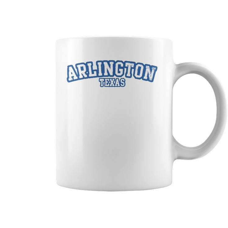 Arlington Texas Athletic Text Sport Style Coffee Mug