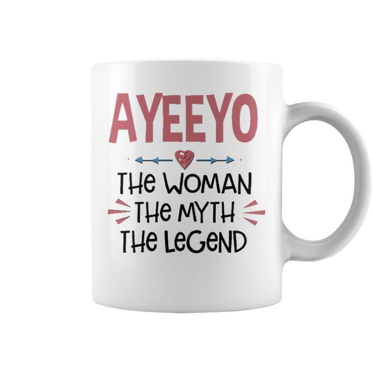 Ayeeyo Grandma Gift   Ayeeyo The Woman The Myth The Legend Coffee Mug