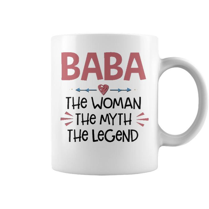 Baba Grandma Gift   Baba The Woman The Myth The Legend Coffee Mug