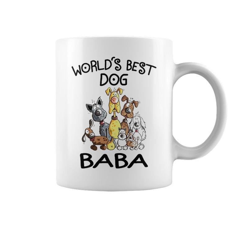 Baba Grandma Gift   Worlds Best Dog Baba Coffee Mug
