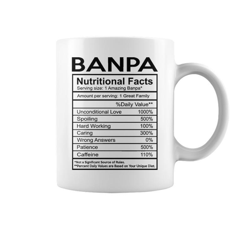 Banpa Grandpa Gift   Banpa Nutritional Facts Coffee Mug