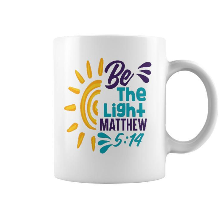 Be A Nice Human - Be The Light Matthew 5 14 Christian Coffee Mug