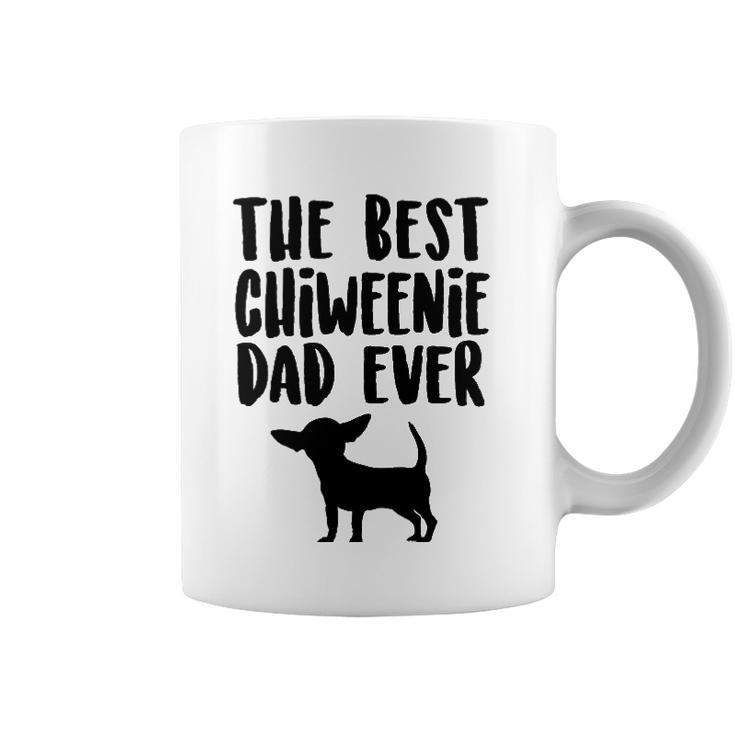 Best Chiweenie Dad Ever Fathers Day Chiweenie Dog Coffee Mug