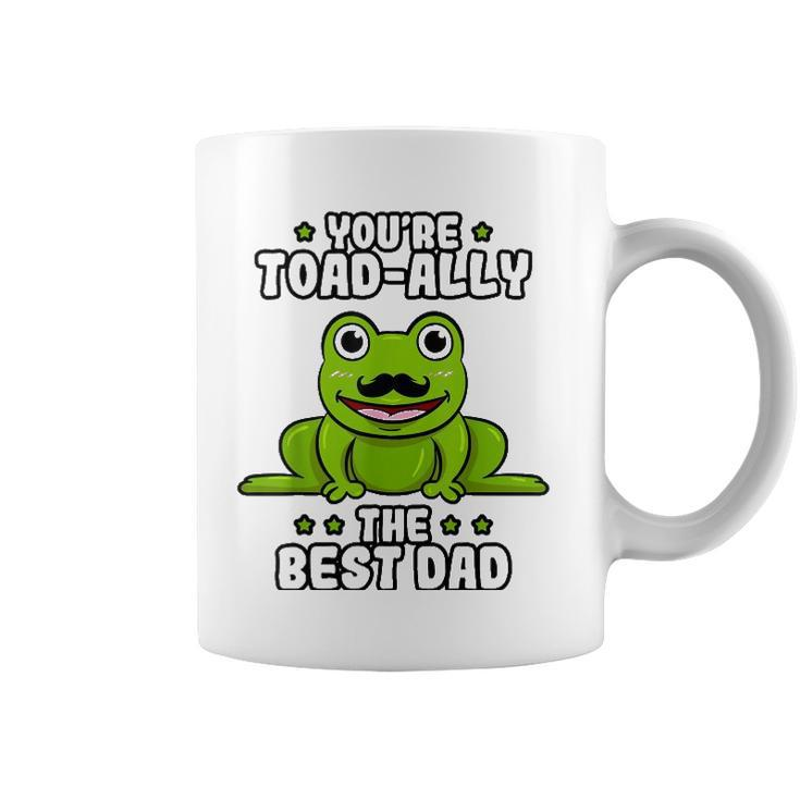 Best Dad Daddy Frog Toad Ally Fathers Day Toad Froggy Coffee Mug