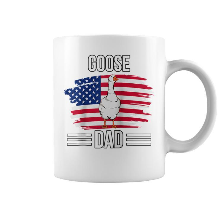 Bird Us Flag 4Th Of July Fathers Day Goose Dad  Coffee Mug