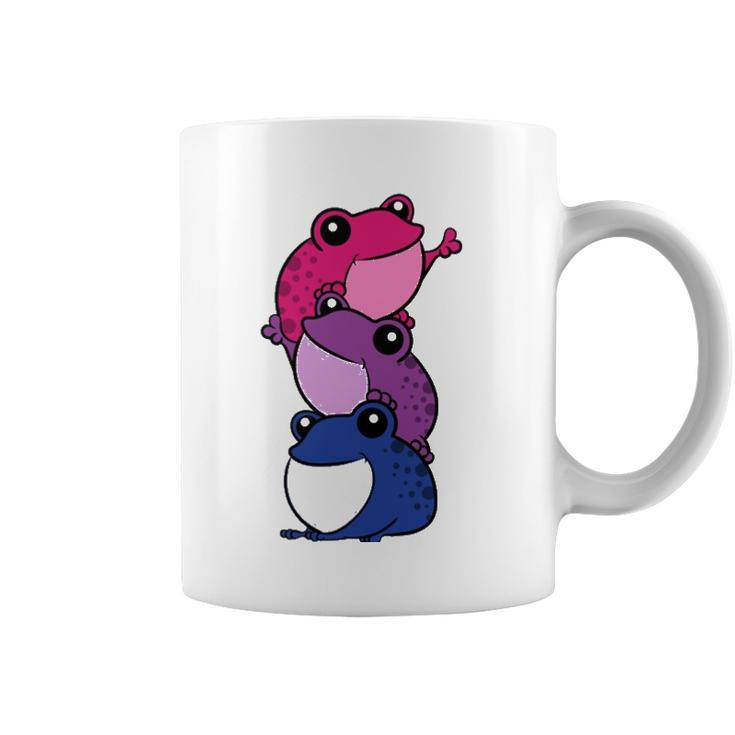 Bisexual Frog Bi Pride Lgbtq Cottagecore Kawaii  Coffee Mug