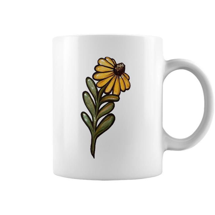 Black Eyed Susan Flower Daisy Spring Art Flower Coffee Mug