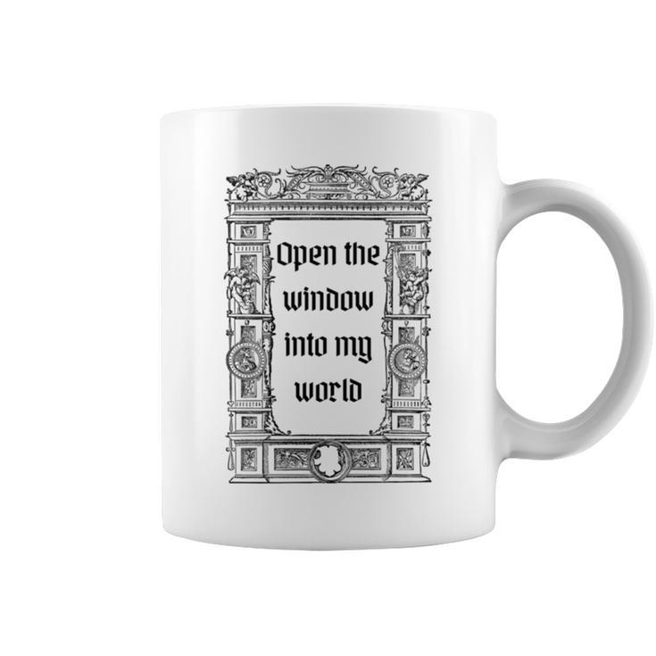 Black White Gothic Medieval  Coffee Mug