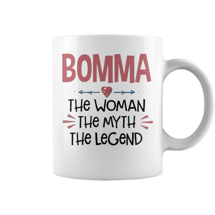 Bomma Grandma Gift   Bomma The Woman The Myth The Legend Coffee Mug