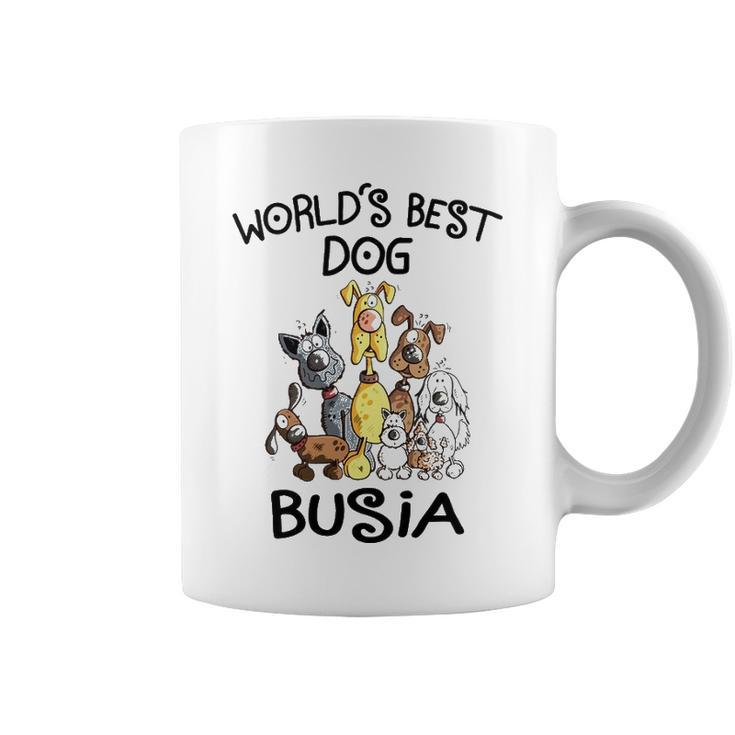 Busia Grandma Gift   Worlds Best Dog Busia Coffee Mug