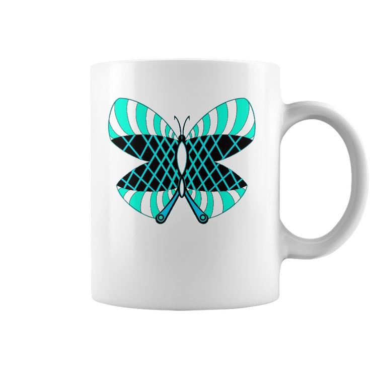 Butterfly Blue Dream Animal Lover Coffee Mug
