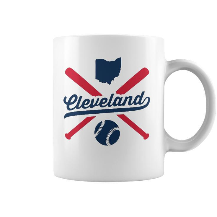 Cleveland Baseball Vintage Ohio Pride Love City Coffee Mug