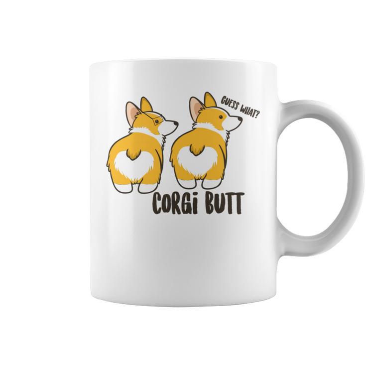 Corgi Set Sticker Design Funny Corgi Set Stickers Coffee Mug