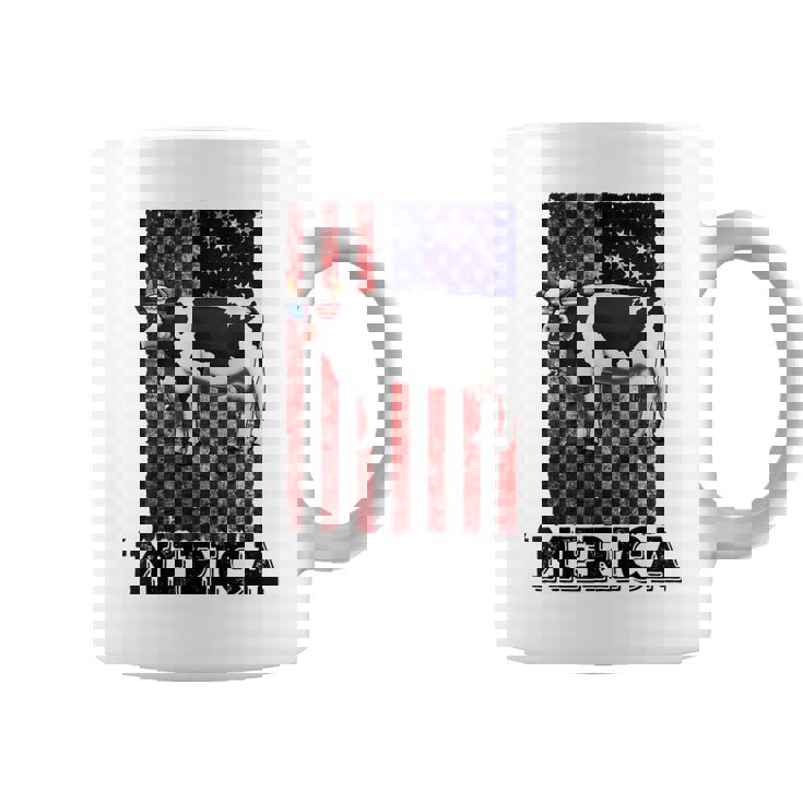 Cow Merica 4Th Of July Patriotic American  Coffee Mug