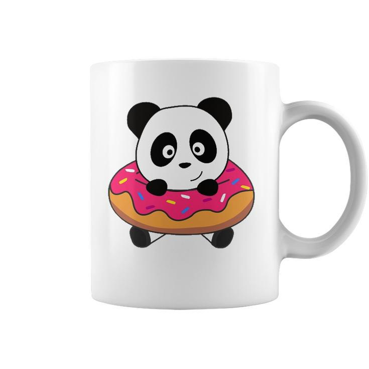 Cute Panda Bear Pandas Donut Sprinkles Coffee Mug