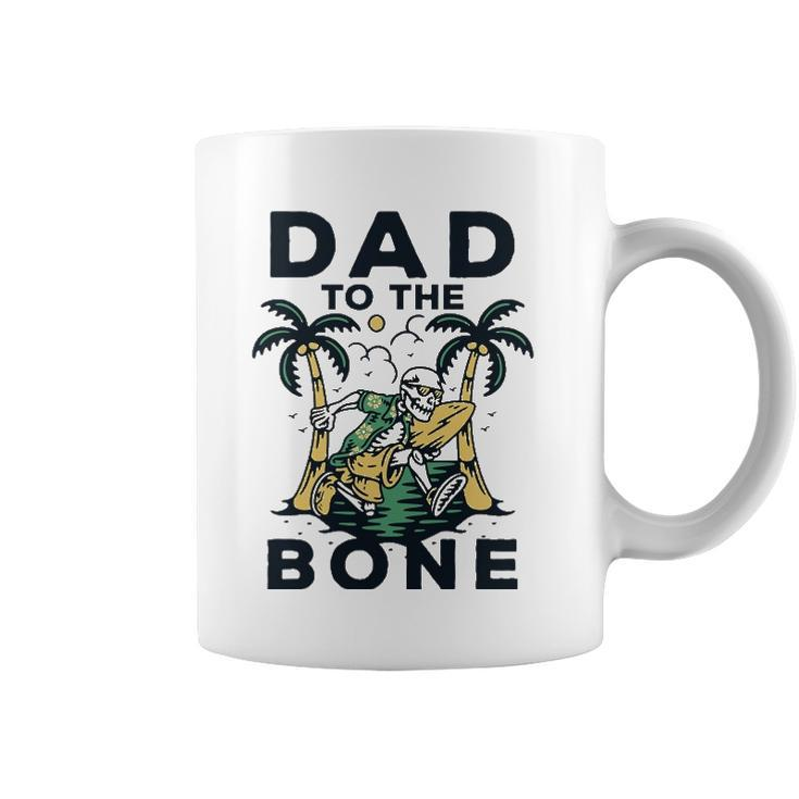 Dad To The Bone Funny Fathers Day Top Coffee Mug