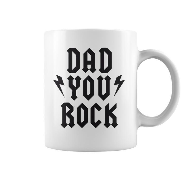 Dad You Rock Rock Heavy Metal Tee Coffee Mug