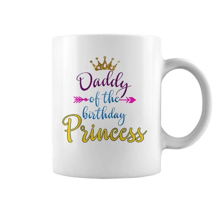 Daddy Of The Birthday Princess Matching Family Raglan Baseball Tee Coffee Mug