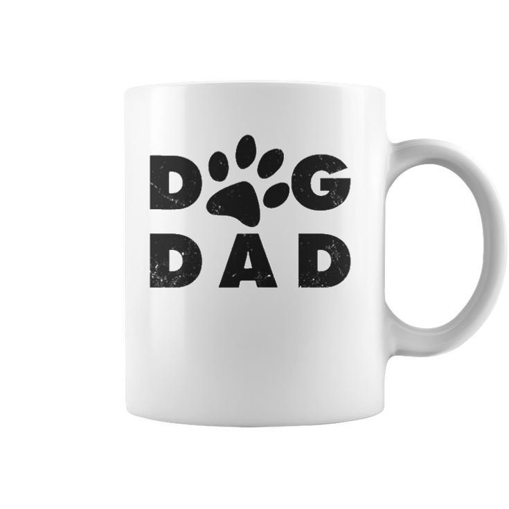 Dog Dad Classic Design Paw Gift Coffee Mug