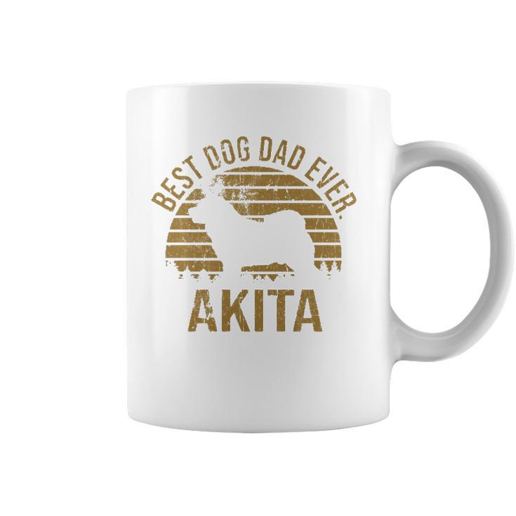 Dogs 365 Best Dog Dad Ever Akita Dog Owner Gift For Men  Coffee Mug