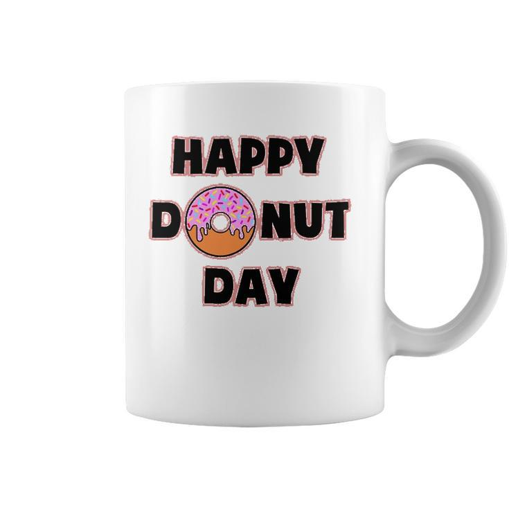 Donut Design For Women And Men - Happy Donut Day Coffee Mug