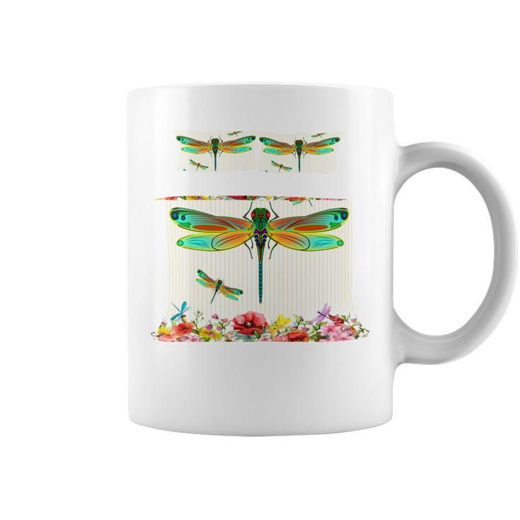Dragonfly Wallpaper Coffee Mug