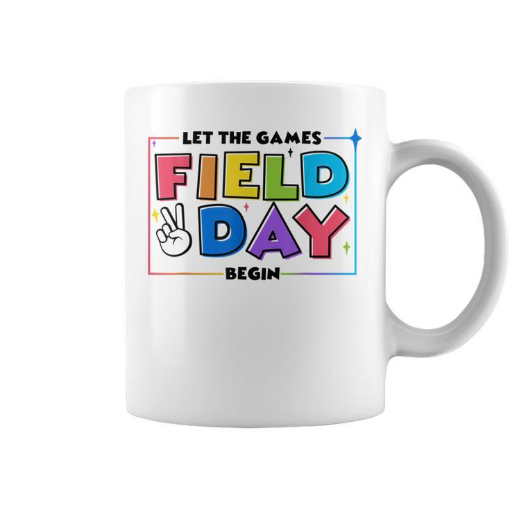 Field Day Let The Games Begin For Kids Boys Girls & Teachers  V2 Coffee Mug