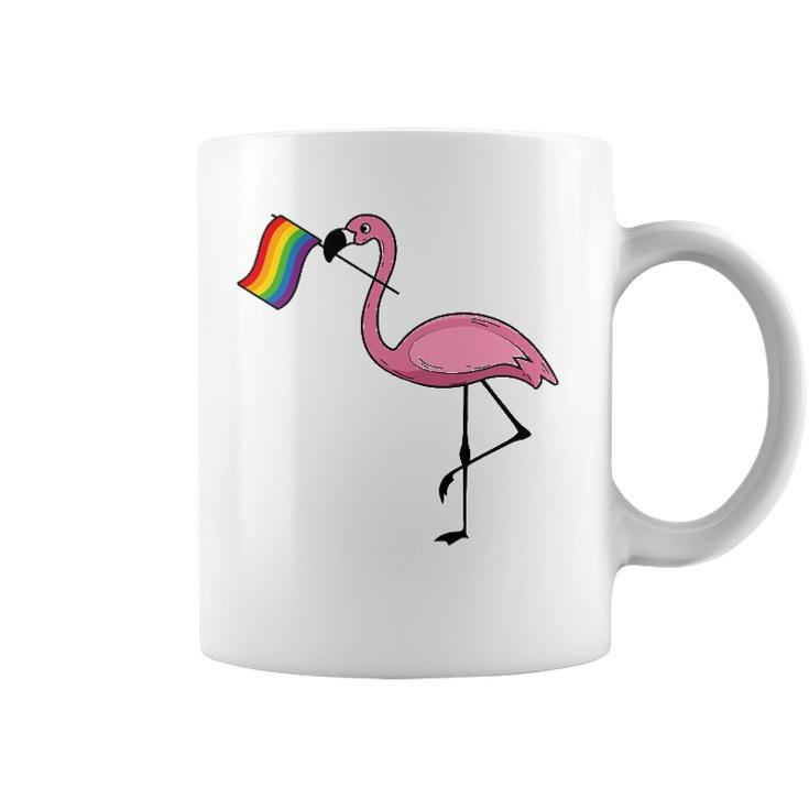 Flamingo Lgbt Flag  Cool Gay Rights Supporters Gift Coffee Mug