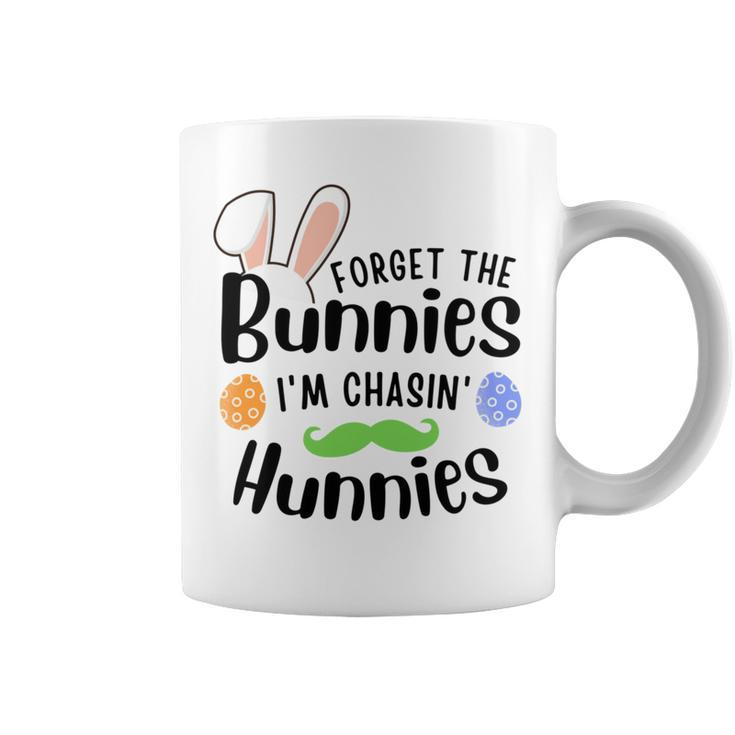 Forget The Bunnies Im Chasing Hunnies Funny Boys Easter Gift Coffee Mug