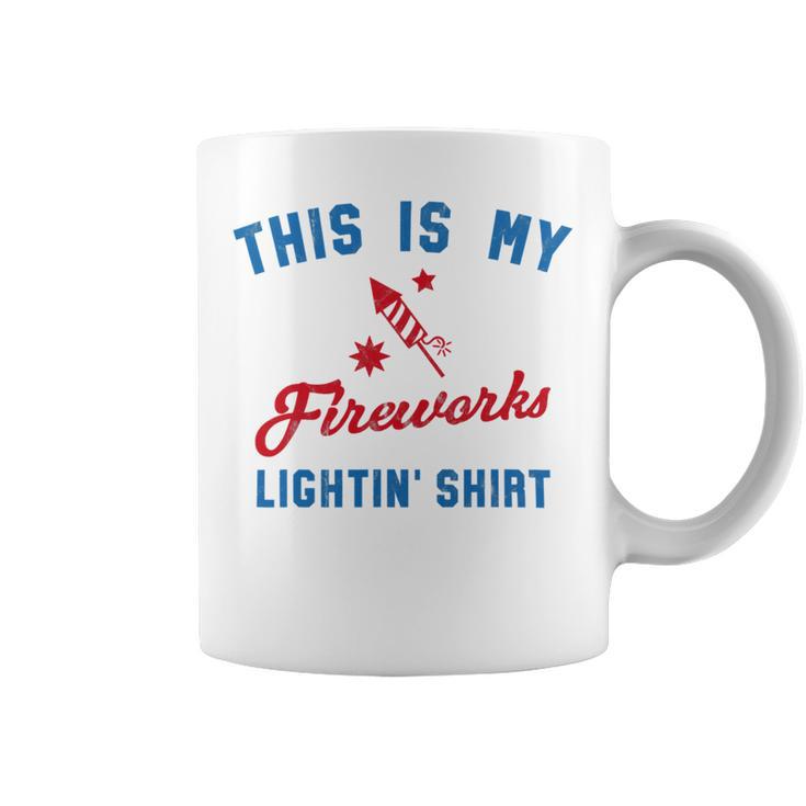 Fourth Of July My Fireworks Vintage 749 Shirt Coffee Mug